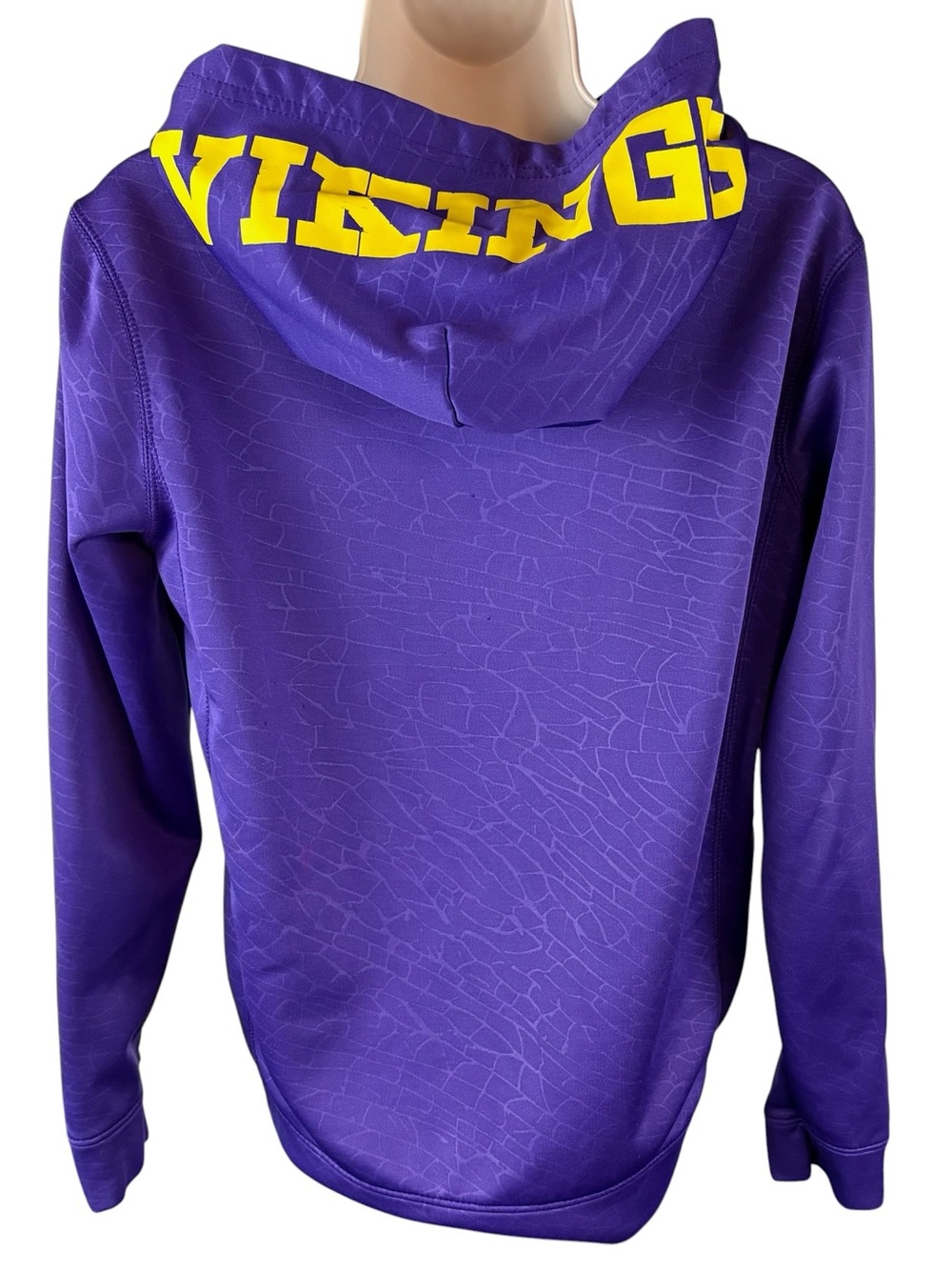 NFL Minnesota Vikings Hoodie Youth Large Pullover Purple Sweatshirt (856 - Picture 2 of 10
